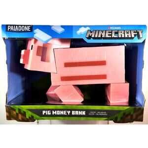 Paladone Mojang Minecraft PIG MONEY BANK, New, See Pics/Description!